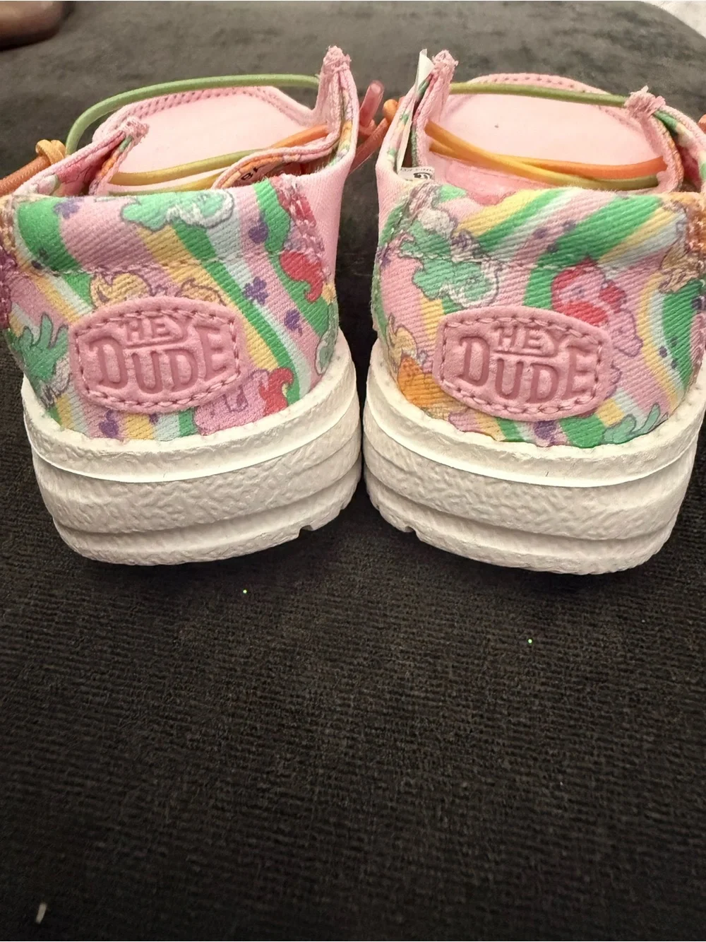 Hey Dude Wendy My Little Pony Toddler Shoes Party Pink Multi C6 EU22 Slip On